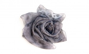 Grey Chiffon Shawl